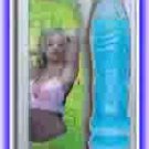 Glow Daddy Ribbed 8" Liquid Filled Glass Dildo
