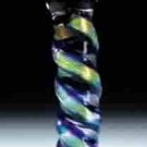 Dichroic Wrapped G-Spot Shaft Glass Dildo