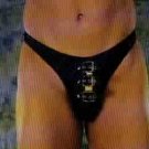Leather Thong with Front Buckle