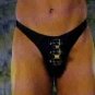 Leather Thong with Front Buckle