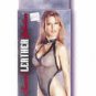Sensual Leather Collection Halter Thong Teddy