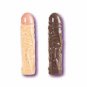 Ivory Duo 8 1/2" Veined Chubby Dildo