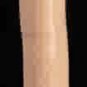 Smooth DBL Header White 18" Double Head Dildo