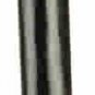 Smooth DBL Header Black 18" Double Head Dildo