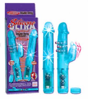 Ultra Light Double Dong Arouser  Doiuble Head Techno Dildo