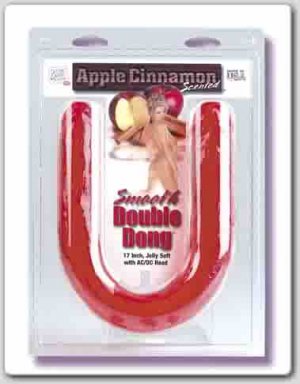 DBL Dong-Smooth Cinn/Apple Double Head Dildo