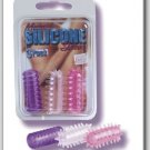 Micro Silicone Sleeves (3) Finger Vibrator - SE171500
