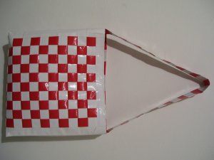 Candy-striper tote-bag