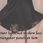 Slip Viva La Difference Black lace Vintage Half Slip lace inserts. SLA