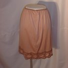 Cocoa Vintage Slip Large  nylon half slip Lace on Hem (S L A)