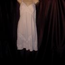 Full Slip Vintage candy Pink whole nylon Slip 38 Lacy Bodice lacy hem (S L A)
