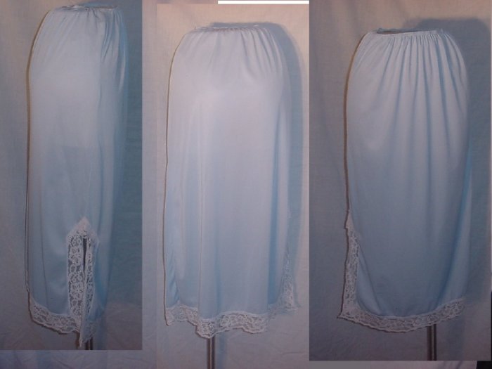 Formal Floor length half slip 30 32 Vintage maxi half slip