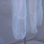 Gluv Tex Half Slip White off White Vintage slip Nylon Large 7 inch lace hem (S L A)