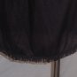 Vassarette half slip Black slip with Sequin Waistband Fringed Hem (S L A)