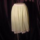 half slip Green Slip 2 inch lace hem Large (S L A)