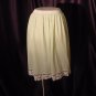 half slip Green Slip 2 inch lace hem Large (S L A)