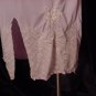 Lavender Floor length half Slip Vintage slip Lace Applique SLA