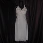 Lady Lynne White Vintage Whole Slip Size 34 Nylon, rayon, polyester full slip (S L A)