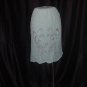 Blue Lace Charmode Vintage half slip 2 layer Applique Robin's Egg Blue slip (S L A)
