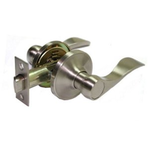 Passage Reversible Satin Nickel Lever handle Door Lock OHD-8383-SN