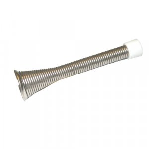 25 New Satin Nickel Spring Door Stop Stopper 4" - Set of 25