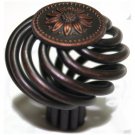 25 Cabinet Knobs Birdcage Knob Oil Rubbed Bronze 1-3/8" Diameter 9871