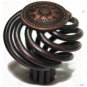 25 Cabinet Knobs Birdcage Knob Oil Rubbed Bronze 1-3/8" Diameter 9871