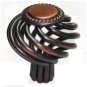 25 Cabinet Knobs Birdcage Knob Oil Rubbed Bronze1-1/2" Diameter 9874