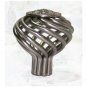 25 Cabinet Knobs Birdcage Knob Satin Nickel 1-3/8" Diameter 9871