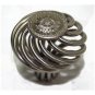 25 Cabinet Knobs Birdcage Knob Satin Nickel 1-1/2" Diameter 9872
