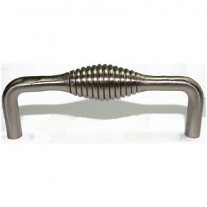 Heavy Cabinet Pulls Birdcage Pulls Satin Nickel 3-3/4"  Center Distance 9812