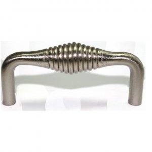 Heavy Cabinet Pulls Birdcage Pulls Satin Nickel 3" Center Distance  9811