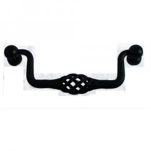 Cabinet Knob Pull Birdcage Knob Handle Blacke Antique Copper 4-1/3" CD