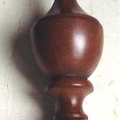 ELEGANTLY TURNED 7" WOODEN FINIAL