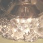 Beautiful Elaborate Silver Plated Candlestick Grapes & Grapevine