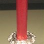 Beautiful Elaborate Silver Plated Candlestick Grapes & Grapevine