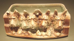 Outstanding McCoy Scottie Dog Planter