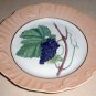 Summer Fruit Porcelain 8" Plate by Vista Alegre for Mottahedeh GRAPES Portugal