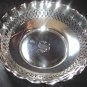 Gorham Sterling Silver Pierced BonBon Bowl S Monogram