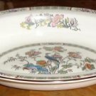 KUTANI CRANE 11 inch Open Vegetable Bowl Fine Wedgwood China