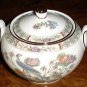 KUTANI CRANE Sugar Bowl & Lid Wedgwood Porcelain China