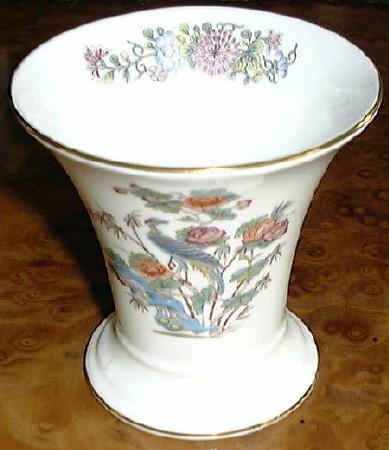 KUTANI CRANE Posey Pot Flower Vase Wedgwood Porcelain China