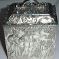 Antique Victorian Repousse Tea Casket, Derby S.P. Co.