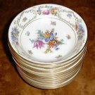 PT Bavaria Tirschenreuth 6" Cereal Berry or Dessert Bowl DRESDEN FLOWERS