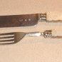 Fancy 12 pc Victorian Mother of Pearl Cased Set Knives & Forks