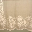 VICTORIAN LACE PANEL-EMBROIDERED NET-CHERUBS