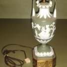 Wedgwood Style Table Lamp with chip