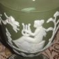 Wedgwood Style Table Lamp with chip