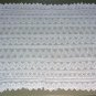 VINTAGE TAMBOUR LACE LAY-OVER PILLOW SHAM-WHITE EMB NET