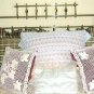 VINTAGE TAMBOUR LACE LAY-OVER PILLOW SHAM-WHITE EMB NET